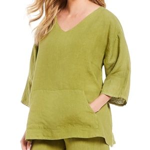 Bryn Walker Judy Pocket Front Tunic Top